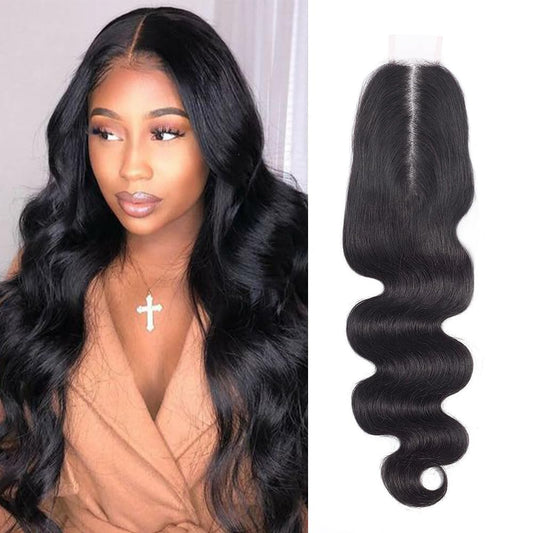 Brazilian Body Wave 2x6 Transparent Closure