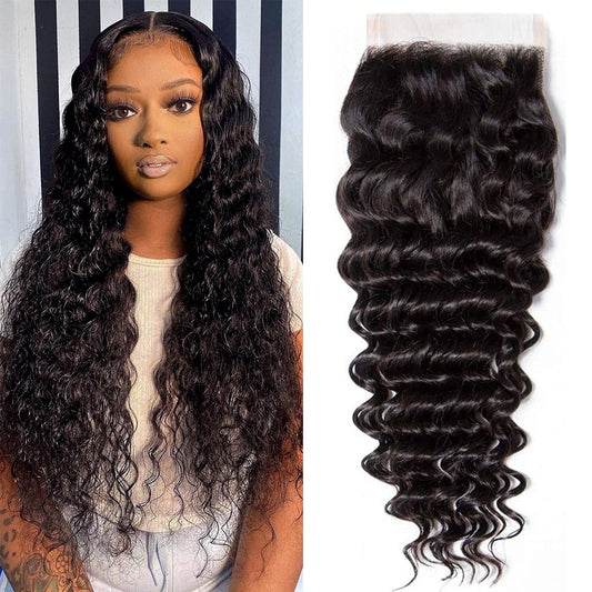 Brazilian Deep Wave 4x4 Closure