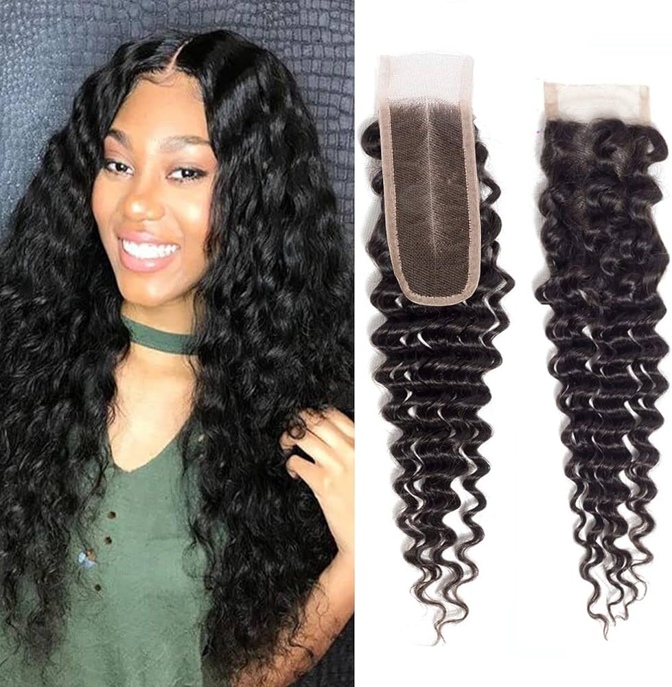 Brazilian Deep Wave 2x6 Transparent Closure