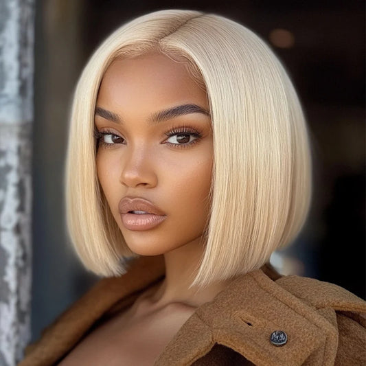 Blonde Straight Bob Wig